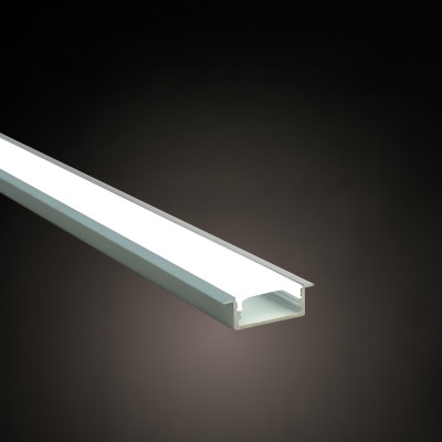MEROPE | Perfil Empotrable Aluminio Doble Ancho