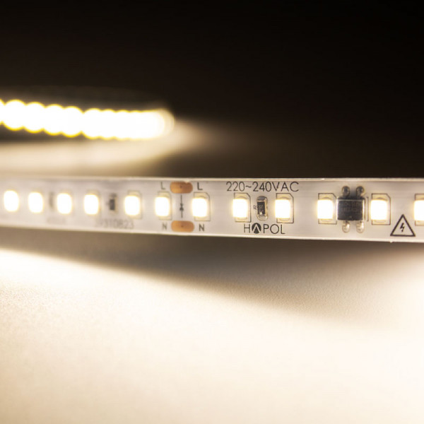 RIBA SMD - Tira LED SMD 220V, 120 Led/m IP65, Corte 5 cm