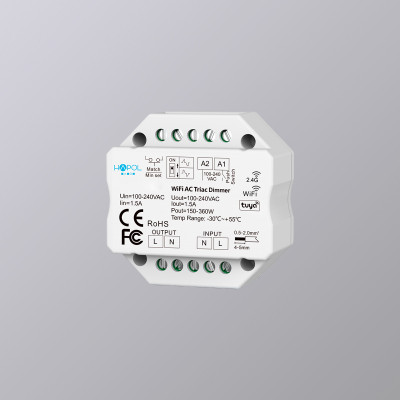 Controlador | Dimmer Triac RF+WiFi | Tiras LED