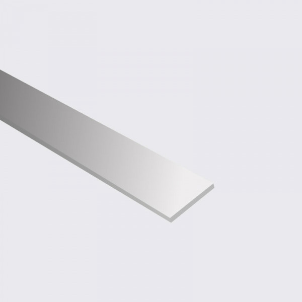 PLETINA –Perfil Plano de Aluminio Superficie para Tira LED, Anch.12 x Alt.2 mm, 2 metros