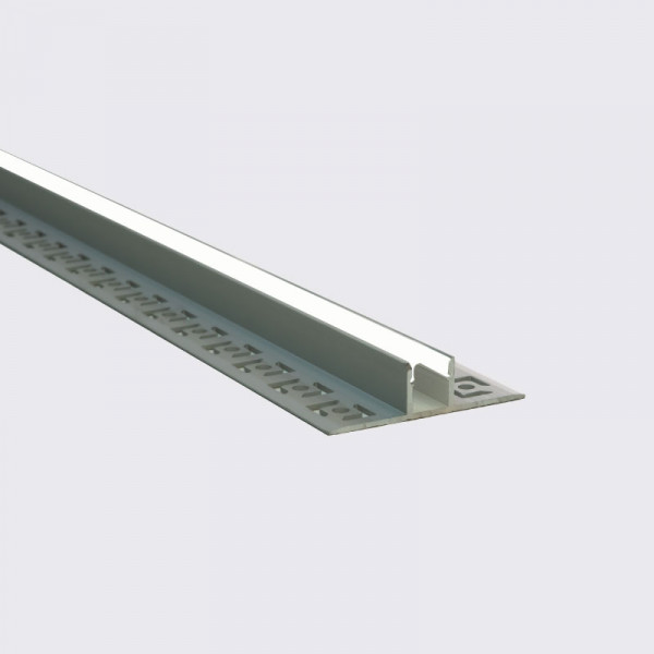 SIRIUS–Perfil de Aluminio Arquitectónico Anch.52.8 x Alt.13 mm para Tira LED, Difusor PC, 2 metros