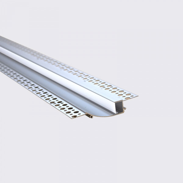 TUPI –Perfil de Aluminio Arquitectónico Anch.97.4 x Alt.18.3 mm para Tira LED, Difusor PC, 2 metros