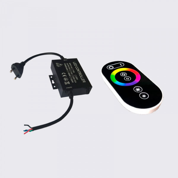 KIT - Mando Control Remoto y Controlador para Tiras LED 220-240V