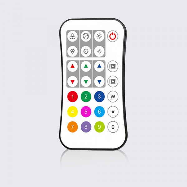 MANDO – Control remoto, Monocolor+RGB+RGBW, dimable, 1 zona para Tiras Led