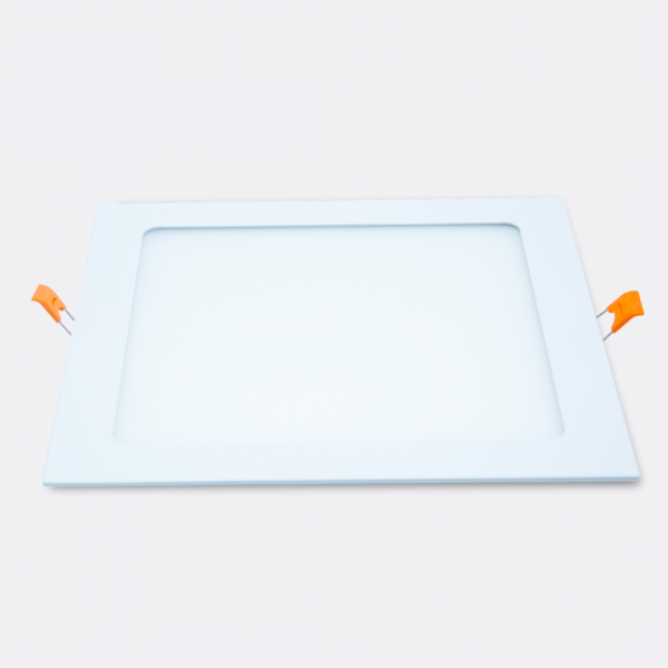 BEEKY C - Downlight LED extraplano Empotrable, Cuadrado Blanco, IP20