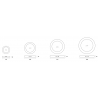 DOWNLIGHT - BEECKY RS - BLANCO