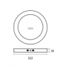 DOWNLIGHT - BEECKY RS - NEGRO