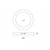 DOWNLIGHT - BEECKY RS CCT - NEGRO